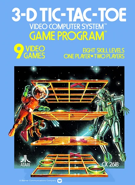 3-D Tic-Tac-Toe box art