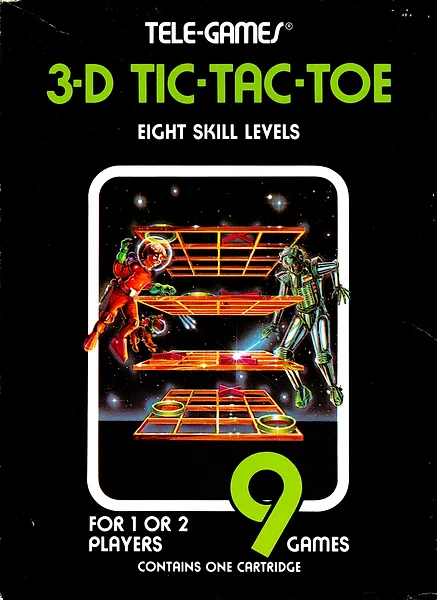3-D Tic-Tac-Toe box art