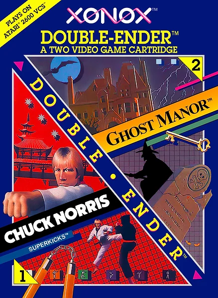 Chuck Norris Superkicks & Ghost Manor Box Art