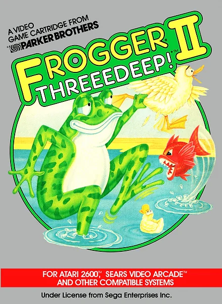 Frogger II: ThreeeDeep! box art