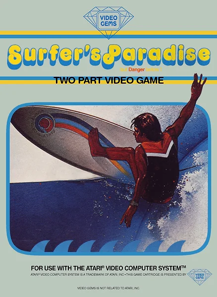 Surfer's Paradise: But Danger Below! Box Art