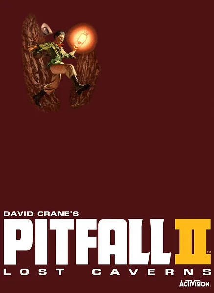 Pitfall II: Lost Caverns box art