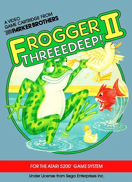 Frogger II: ThreeeDeep! box art