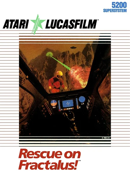 Rescue on Fractalus! Box Art