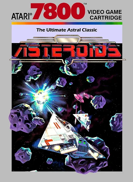 Asteroids box art