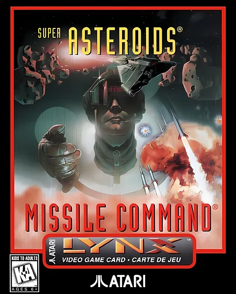 Super Asteroids & Missile Command Box Art