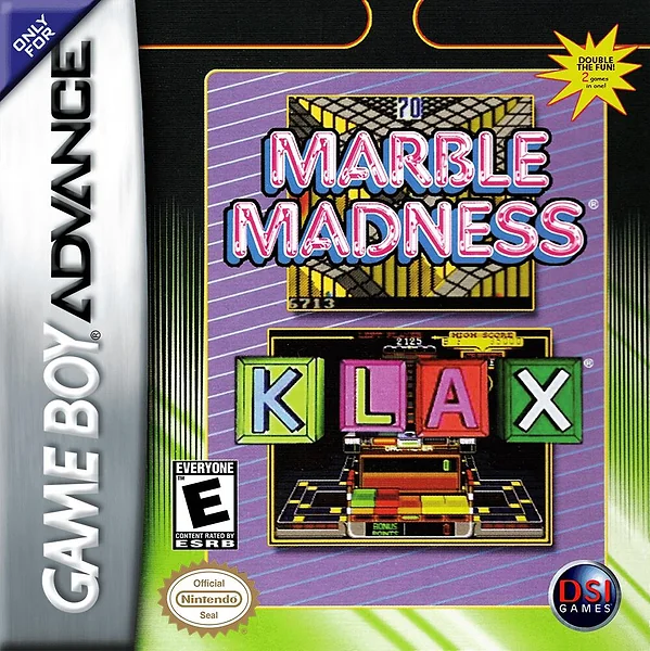 Marble Madness & Klax Box Art