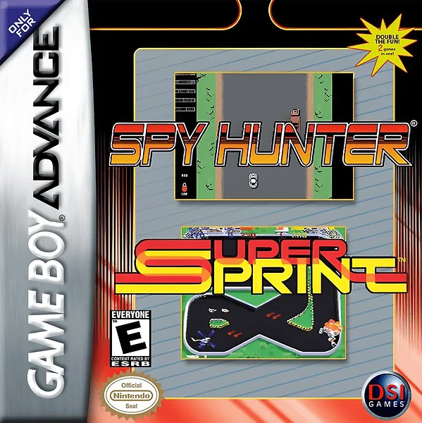 Spy Hunter & Super Sprint Box Art