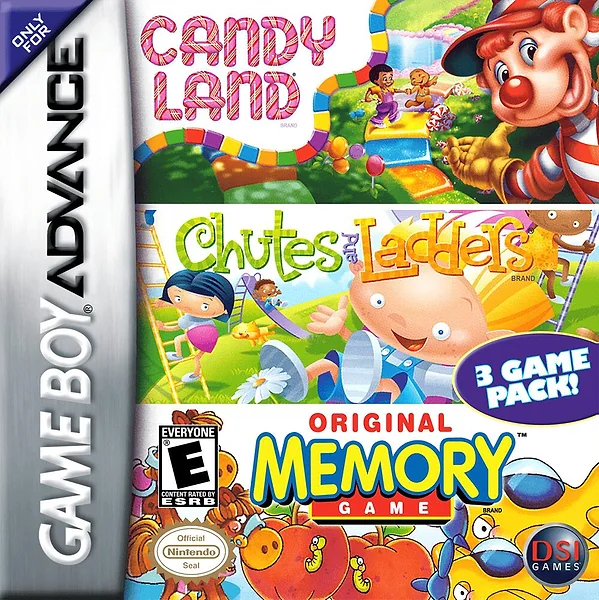 Candy Land / Chutes and Ladders / Memory box art