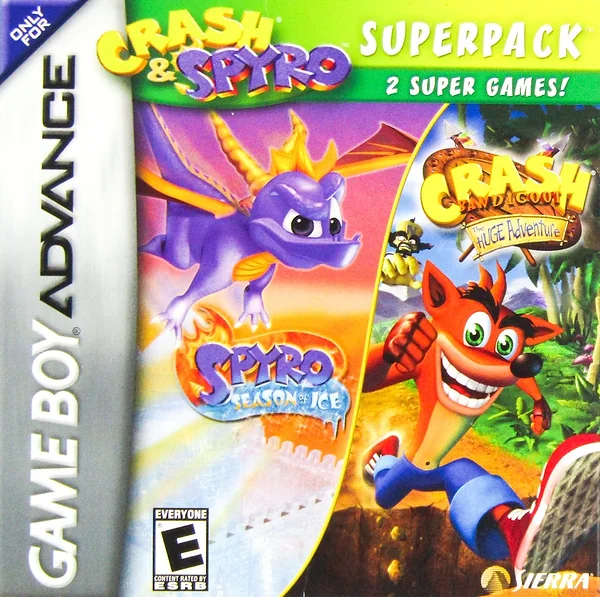 Crash & Spyro Superpack: Season of Ice & Huge Adventure Box Art