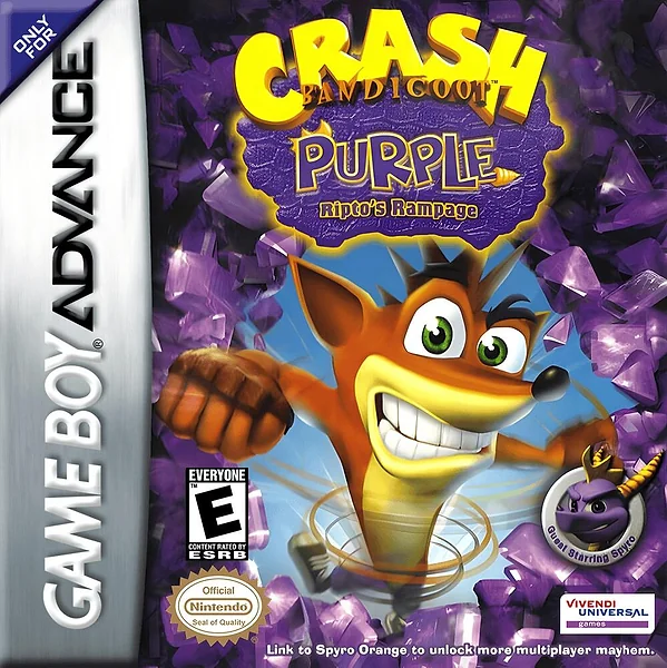 Crash Bandicoot Purple: Ripto's Rampage Box Art
