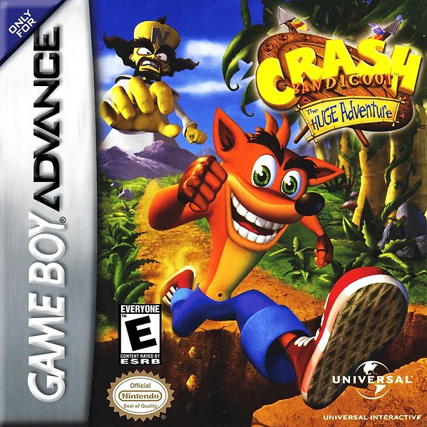 Crash Bandicoot: The Huge Adventure box art