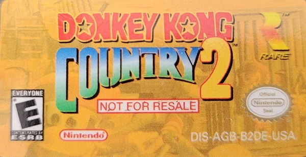 Donkey Kong Country 2 Box Art