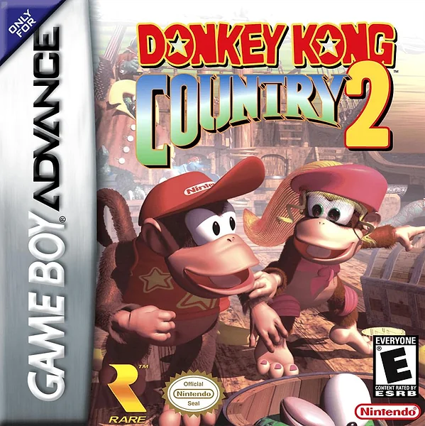 Donkey Kong Country 2 box art