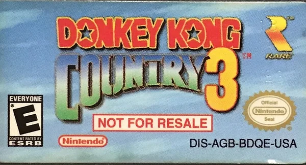 Donkey Kong Country 3 box art