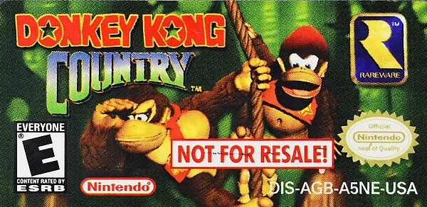 Donkey Kong Country box art