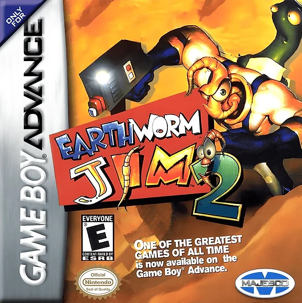 Earthworm Jim 2 Box Art