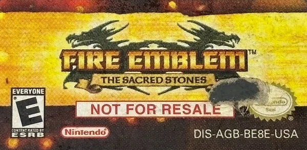 Fire Emblem: The Sacred Stones box art