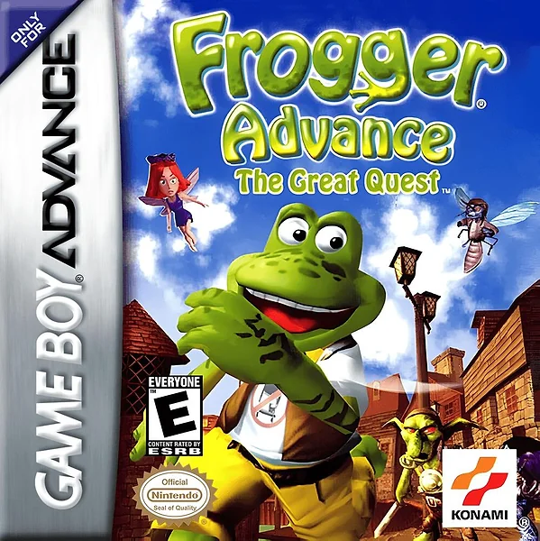 Frogger Advance: The Great Quest box art