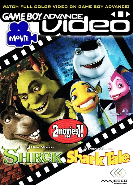 GBA Video: Shrek & Shark Tale Box Art