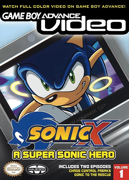 GBA Video: Sonic X - Volume 1 Box Art
