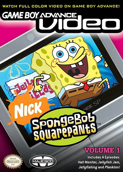 GBA Video: SpongeBob SquarePants - Volume 1 Box Art