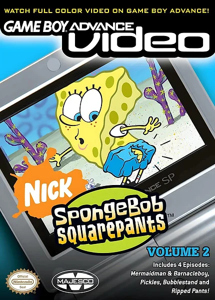 GBA Video: SpongeBob SquarePants - Volume 2 Box Art