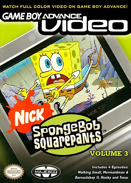 GBA Video: SpongeBob SquarePants - Volume 3 Box Art
