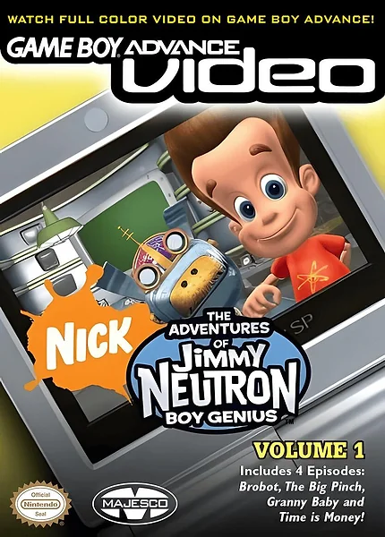 GBA Video: Jimmy Neutron - Volume 1 Box Art
