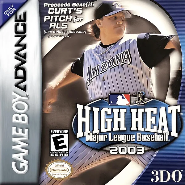High Heat Baseball 2003 box art