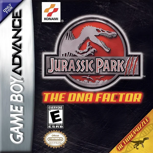 Jurassic Park III: The DNA Factor box art