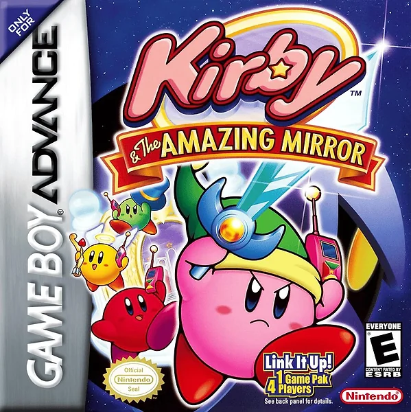 Kirby & the Amazing Mirror box art