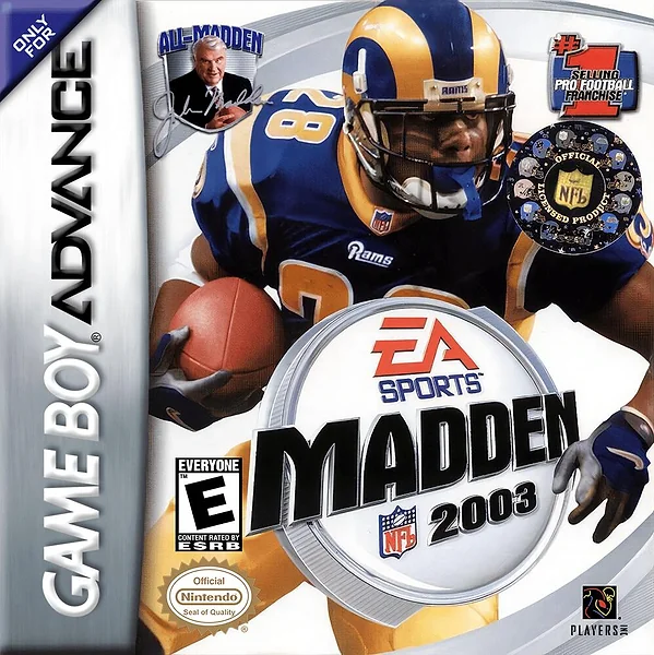 Madden NFL 2003 box art