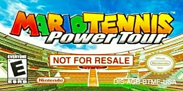 Mario Tennis: Power Tour box art