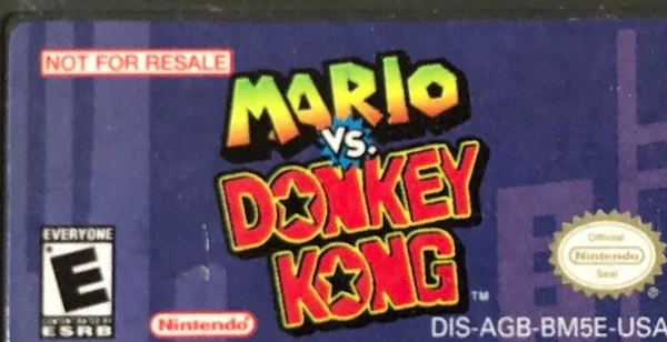 Mario vs. Donkey Kong box art
