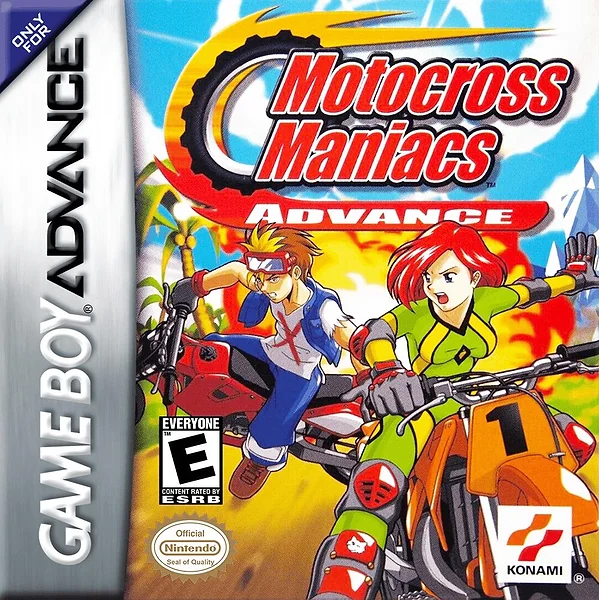 Motocross Maniacs Advance Box Art