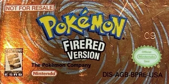 Pokemon FireRed box art