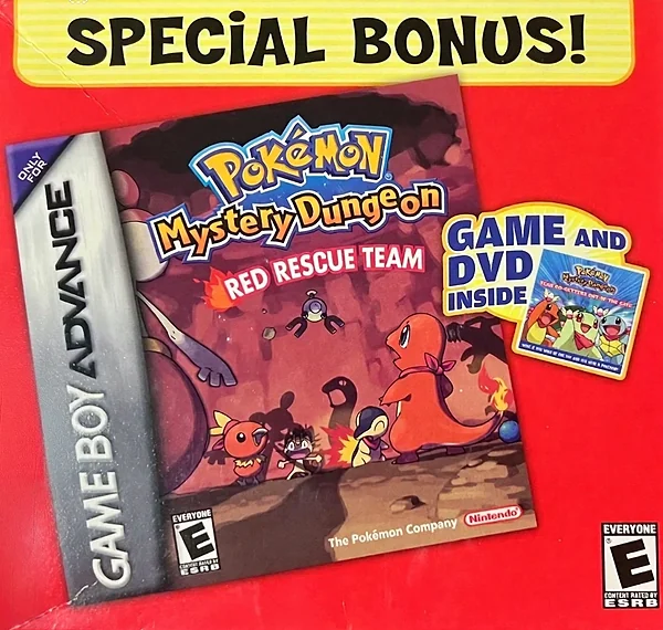 Pokemon Mystery Dungeon: Red Rescue Team box art