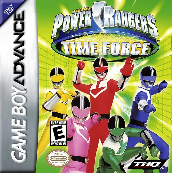 Power Rangers Time Force Box Art