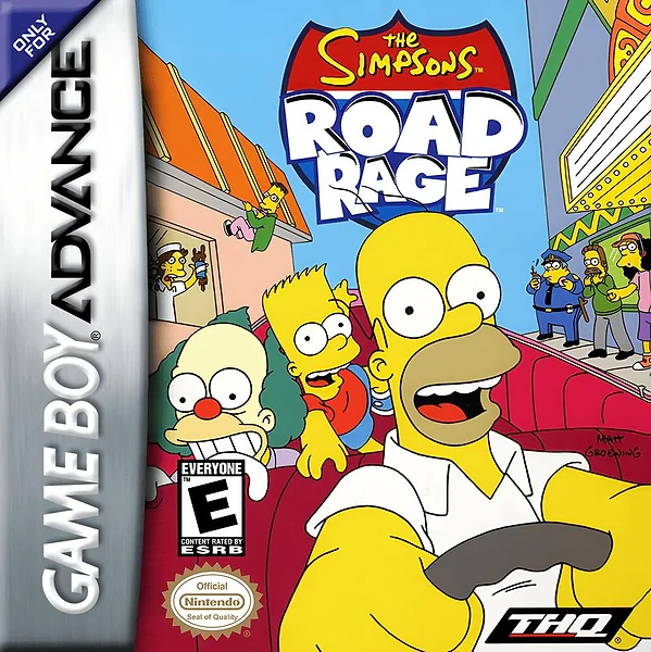Simpsons: Road Rage Box Art