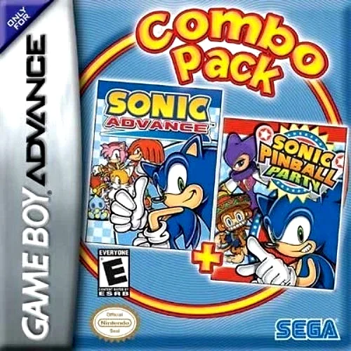 Sonic Advance & Sonic Pinball Party box art