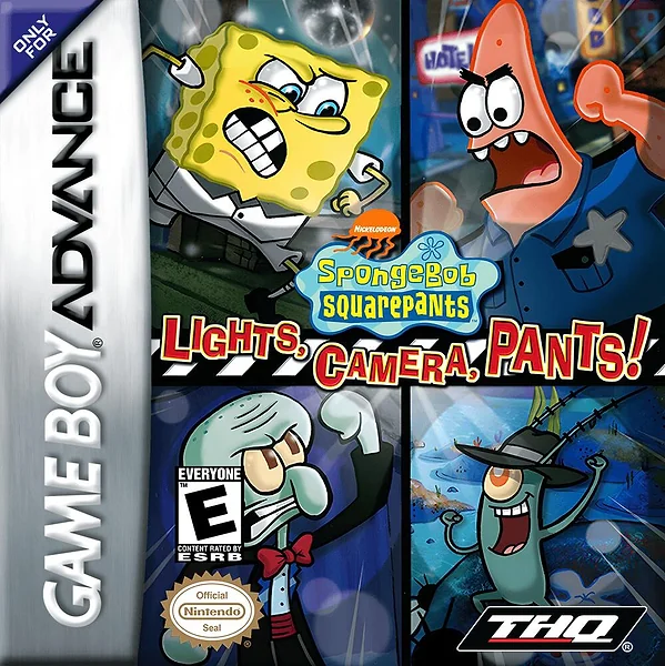 SpongeBob SquarePants: Lights, Camera, Pants! box art