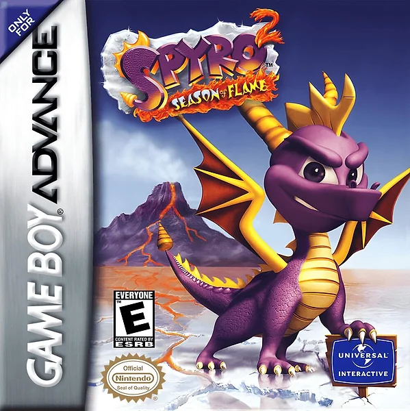 Spyro 2: Season of Flame Box Art
