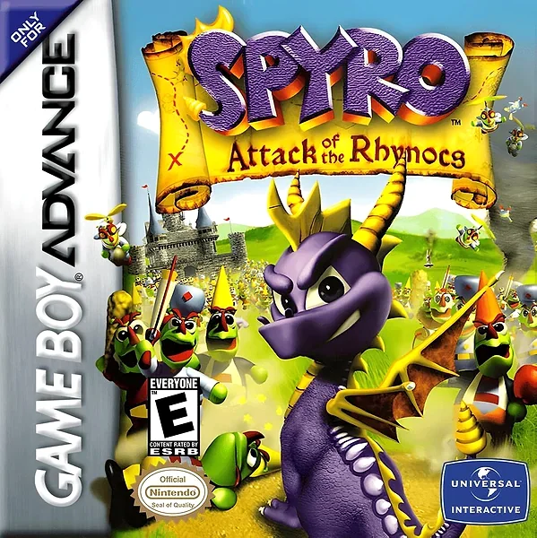 Spyro: Attack of the Rhynocs box art