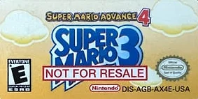 Super Mario Advance 4: Super Mario Bros. 3 box art