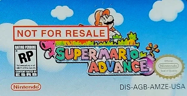 Super Mario Advance box art