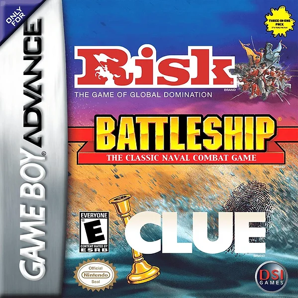 Risk / Battleship / Clue Box Art