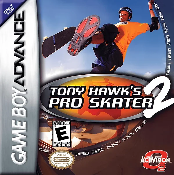 Tony Hawk's Pro Skater 2 Box Art