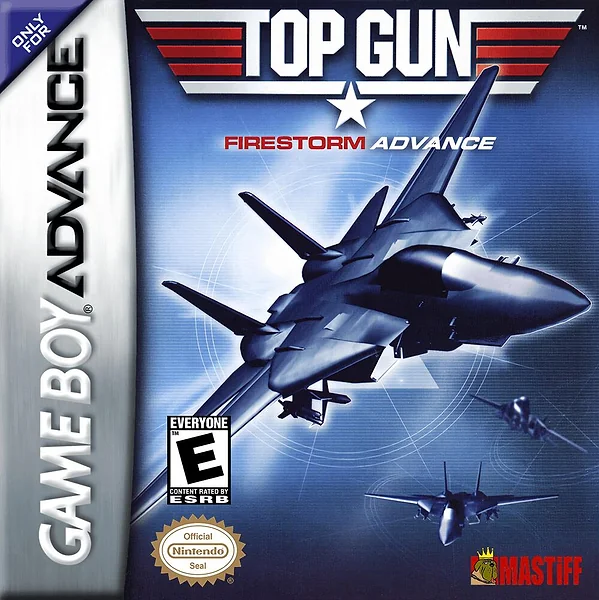 Top Gun: Firestorm Advance box art