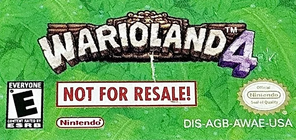Wario Land 4 Box Art